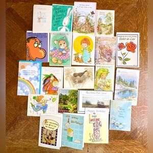 Vintage Mixed Unused Greeting Cards Bundle of 56